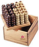 Darrahopens Gift & Novelty > Games > Board Games 4 IN A ROW GAME Connect four board 3 dimensional handmade in beautiful wood