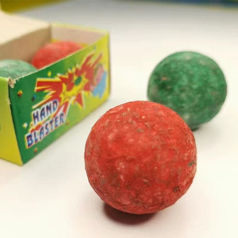 Darrahopens Gift & Novelty > Games > Board Games 4 packs of HAND BLASTER-Spark Ball Popping Blaster Ball Board Cannon Pop-on-Bump.