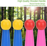 Darrahopens Gift & Novelty > Games > Board Games Adjustable Children's Skipping Rope (2 Pieces) - with Wooden Handle and Cotton Rope - 285 cm - For Boys & Girls - Fitness & Games