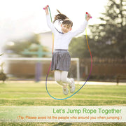 Darrahopens Gift & Novelty > Games > Board Games Adjustable Children's Skipping Rope (2 Pieces) - with Wooden Handle and Cotton Rope - 285 cm - For Boys & Girls - Fitness & Games