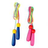Darrahopens Gift & Novelty > Games > Board Games Adjustable Children's Skipping Rope (2 Pieces) - with Wooden Handle and Cotton Rope - 285 cm - For Boys & Girls - Fitness & Games