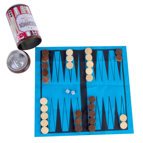 Darrahopens Gift & Novelty > Games > Board Games Backgammon In a Can - Travel Board Game