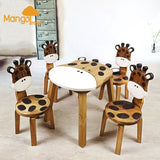 Darrahopens Gift & Novelty > Games > Board Games Hand Carved Children's Table Wooden GIRAFFE Theme