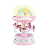 Darrahopens Gift & Novelty > Games > Board Games Pink Music Box Musical Carousel Horse LED Carousel Toy Child Birthday Xmas Gift