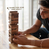 Darrahopens Gift & Novelty > Games > Board Games Stacking blocks wood balance game handmade stacking Fun Board Games Kids Ages 4 to Adults