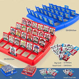 Darrahopens Gift & Novelty > Games > Board Games Who's There? Board Game Fun Party Family Memory Logical Thinking Antistress Interactive Guessing Classic Game Toy for Kids Character_tfrf Character