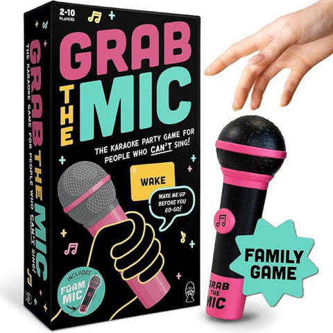 Darrahopens Gift & Novelty > Games > Card Games Grab The Mic Music-Party Game - High-Energy Family & Social Interactive Game for All Ages
