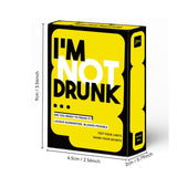 Darrahopens Gift & Novelty > Games > Card Games I'M NOT DRUNK Drinking 55-Card Game - Compact Party Fun Multiple Players Drinking Card Game Set for Friends, Couples & Game Nights