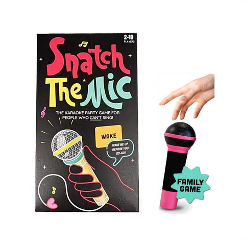 Darrahopens Gift & Novelty > Games > Card Games Snatch The Mic Music-Party Game - High-Energy Family & Social Interactive Game for All Ages