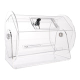 Darrahopens Gift & Novelty > Games > Card Games VEVOR Acrylic Raffle Drum, Holds 5000 Tickets or 200 Raffle Balls, Professional Raffle Ticket Spinning Cage with 2 Keys, Transparent Lottery Spinning Drawing, Raffle Ticket Box for Lottery Games Bingo
