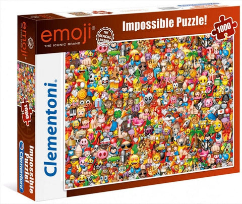 Darrahopens Gift & Novelty > Games Clementoni Puzzle Emoji Impossible Puzzle 1000 Pieces