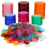 Darrahopens Gift & Novelty > Games > Jigsaw Puzzles & Accessories 500 pcs Plastic Bingo Tiles, Round Tiles, Bingo Game Markers, Playing Cards, Counting Games, Accessories