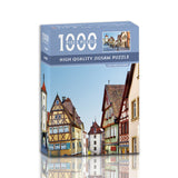 Darrahopens Gift & Novelty > Games > Jigsaw Puzzles & Accessories Austrian town 1000-Piece Jigsaw Puzzle – High-Quality Artistic Puzzle for Adults, Stress Relief & Mental Exercise（66-030）