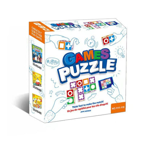 Darrahopens Gift & Novelty > Games > Jigsaw Puzzles & Accessories Basic Edition Kids Logic Thinking Matching Game - Interactive Educational Puzzle Toy Tabletop Board Game