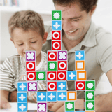 Darrahopens Gift & Novelty > Games > Jigsaw Puzzles & Accessories Blue Edition Kids Logic Thinking Matching Game - Interactive Educational Puzzle Toy Tabletop Board Game