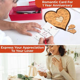 Darrahopens Gift & Novelty > Games > Jigsaw Puzzles & Accessories Heart-shaped puzzle - a wooden gift for a first anniversary - perfect for a boyfriend/girlfriend or husband/wife.