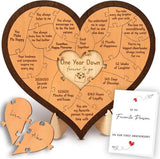 Darrahopens Gift & Novelty > Games > Jigsaw Puzzles & Accessories Heart-shaped puzzle - a wooden gift for a first anniversary - perfect for a boyfriend/girlfriend or husband/wife.