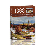 Darrahopens Gift & Novelty > Games > Jigsaw Puzzles & Accessories Snow-covered mangroves 1000-Piece Jigsaw Puzzle – High-Quality Artistic Puzzle for Adults, Stress Relief & Mental Exercise（66-028）