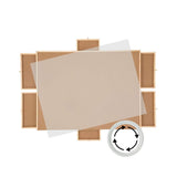 Darrahopens Gift & Novelty > Games > Jigsaw Puzzles & Accessories Social Hike 1500pcs Puzzle Board 6 Drawer with Cover - Wooden Rotating Tabletop