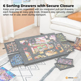 Darrahopens Gift & Novelty > Games > Jigsaw Puzzles & Accessories Social Hike Puzzle Felt Board 1000pcs - Folding Portable Stand Cover and Drawers