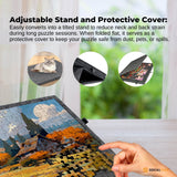 Darrahopens Gift & Novelty > Games > Jigsaw Puzzles & Accessories Social Hike Puzzle Felt Board 1500pcs - Folding Portable Stand Cover and Drawers