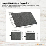 Darrahopens Gift & Novelty > Games > Jigsaw Puzzles & Accessories Social Hike Puzzle Felt Board 1500pcs - Folding Portable Stand Cover and Drawers