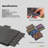 Darrahopens Gift & Novelty > Games > Jigsaw Puzzles & Accessories Social Hike Puzzle Felt Board 1500pcs - Folding Portable Stand Cover and Drawers