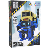 Darrahopens Gift & Novelty > Games Kalos Hong Kong Machines Robot Bus Dennis Building Block Set 786pcs 14+