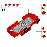 Darrahopens Gift & Novelty > Games Kalos Hong Kong Machines Robot Red Taxi Building Block Set 586pcs 14+