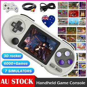 Darrahopens Gift & Novelty > Games SF2000 3inch IPS Handheld Game Console Built-in 6000 Games Retro Games FC/SFC AU