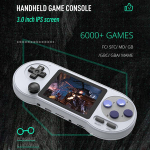 Darrahopens Gift & Novelty > Games SF2000 3inch IPS Handheld Game Console Built-in 6000 Games Retro Games FC/SFC AU