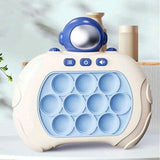 Darrahopens Gift & Novelty > Games > Video Games Rechargeable 3 Types Pop Push it Game Controller Sensory Fidget Toy Electronic Whack Mole blue