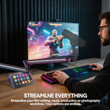Darrahopens Gift & Novelty > Games > Video Games Studio Controller Keyboard Stream Controller Customizable Deck with 15 Shortcut Keys for Multi Applications Triggered in PC for Streaming Studio Work Game