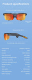 Darrahopens Gift & Novelty > Games > VR Games E08 Smart Bluetooth Cycling Sunglasses with Camera, UV400 Outdoor Sports Glasses，orange In Australia - Darrahopens