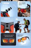 Darrahopens Gift & Novelty > Games > VR Games E08 Smart Bluetooth Cycling Sunglasses with Camera, UV400 Outdoor Sports Glasses，orange In Australia - Darrahopens