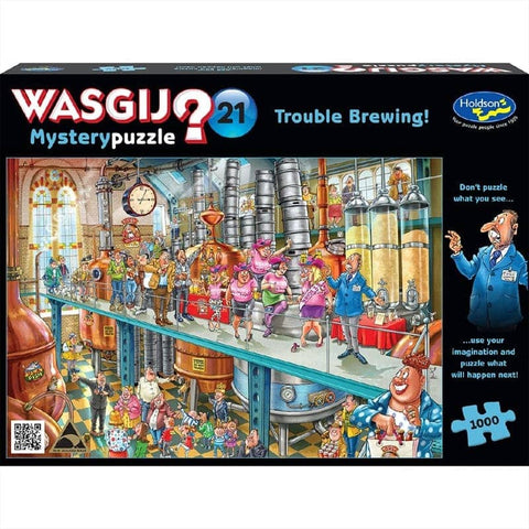 Darrahopens Gift & Novelty > Games Wasgij 1000 Piece Puzzle - Mystery Trouble Brewing