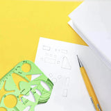 Darrahopens Gift & Novelty > Novelty > Jewellery Making Kits 11Pcs Plastic Geometric Template Ruler Stencil Set Measuring Tool