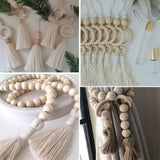 Darrahopens Gift & Novelty > Novelty > Jewellery Making Kits 414pcs DIY Beading Kit Round Wooden Beads Set Craft Jewelry Supplies Home Decor