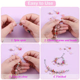Darrahopens Gift & Novelty > Novelty > Jewellery Making Kits 67PCS Colorful DIY Charm Necklace & Bracelet Making Kit - Creative Jewelry Craft Set with Colorful Drip Oil Pendants & Metal Beads