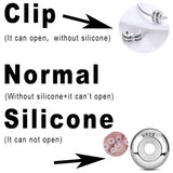 Darrahopens Gift & Novelty > Novelty > Jewellery Making Kits 925 Sterling Silver Charms Safety Chain Silicone Stopper Jewelry Making for Bracelet Diy PTC512
