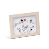 Darrahopens Gift & Novelty > Novelty > Jewellery Making Kits Constellation A Healing Crystal Stone Photo Frame Feng Shui or Hanging Home Wall Decoration, Office Gifts