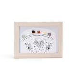Darrahopens Gift & Novelty > Novelty > Jewellery Making Kits Constellation A Healing Crystal Stone Photo Frame Feng Shui or Hanging Home Wall Decoration, Office Gifts