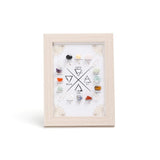 Darrahopens Gift & Novelty > Novelty > Jewellery Making Kits Constellation B Healing Crystal Stone Photo Frame Feng Shui or Hanging Home Wall Decoration, Office Gifts