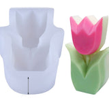Darrahopens Gift & Novelty > Novelty > Jewellery Making Kits Handmade 3D Silicone Flower Mold Environmentally Friendly Flower Shaped Silicone Mold for DIY Crafts 75x102x37mm In Australia - Darrahopens