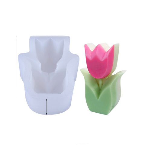 Darrahopens Gift & Novelty > Novelty > Jewellery Making Kits Handmade 3D Silicone Flower Mold Environmentally Friendly Flower Shaped Silicone Mold for DIY Crafts 75x102x37mm In Australia - Darrahopens