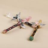 Darrahopens Gift & Novelty > Novelty > Jewellery Making Kits Handmade Crystal Wand, Natural Raw Gemstone Scepter, Magic Healing Wand Citrine