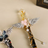 Darrahopens Gift & Novelty > Novelty > Jewellery Making Kits Handmade Crystal Wand, Natural Raw Gemstone Scepter, Magic Healing Wand Citrine