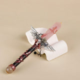 Darrahopens Gift & Novelty > Novelty > Jewellery Making Kits Handmade Crystal Wand, Natural Raw Gemstone Scepter, Magic Healing Wand Rose Quartz