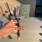Darrahopens Gift & Novelty > Novelty > Jewellery Making Kits Handmade Crystal Wand, Natural Raw Gemstone Scepter, Magic Healing Wand White Crystal