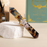Darrahopens Gift & Novelty > Novelty > Jewellery Making Kits Handmade Crystal Wand Natural Stone Scepter Raw Gemstone Magic Wand Healing Tool Fluorite B